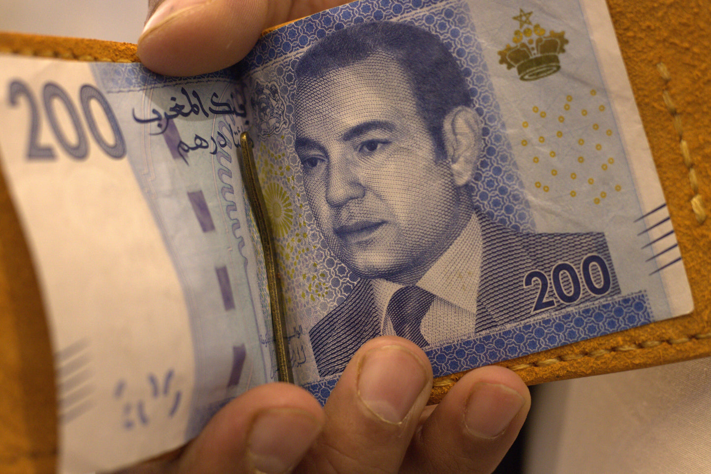 N°5. Mini-Wallet -Safran